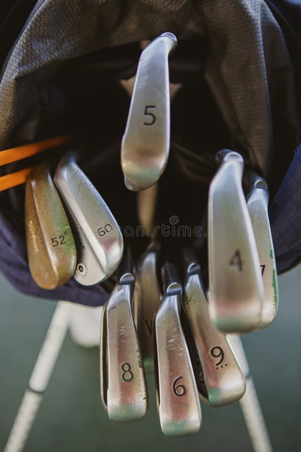 Old And Dirty Golf Clubs Stock Photo - Download Image Now - Golf