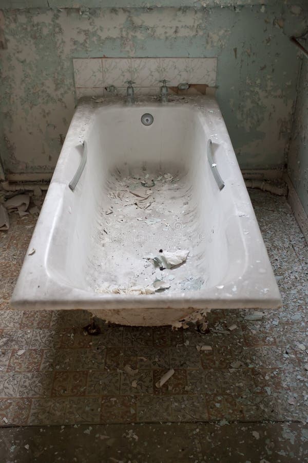 Dirty old bath stock image. Image of history, military 23669539