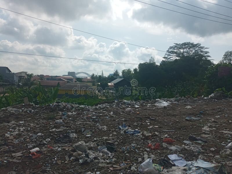 Dirty side of a city royalty free stock photos