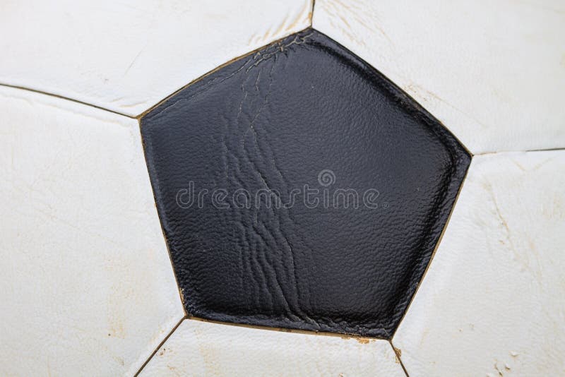 Dirty soccer ball royalty free stock images