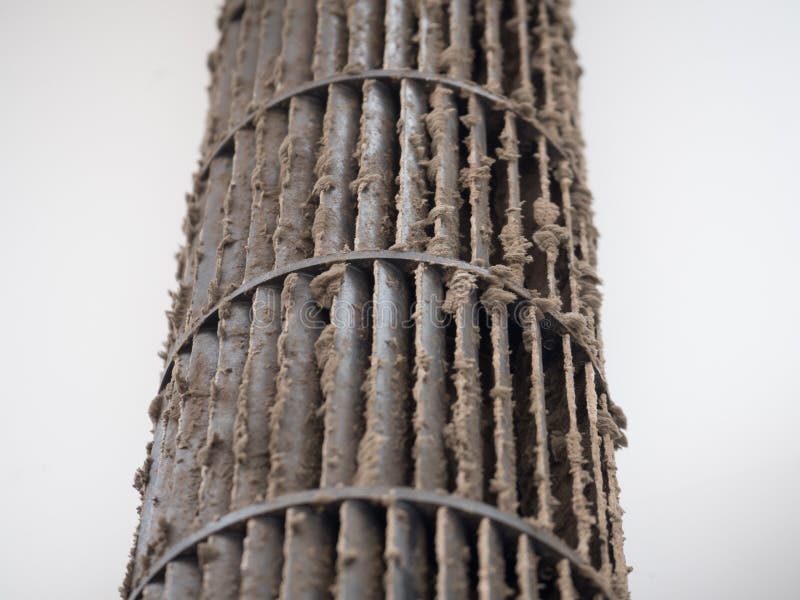 Dirty Squirrel Cage Fan in Air Conditioner. Stock Photo Image of