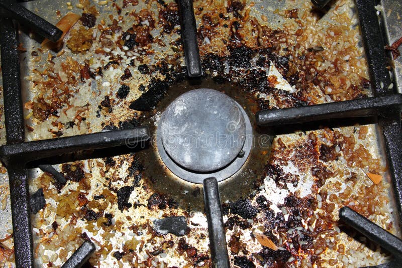 Dirty stove stock photo Dirty stove stock photo