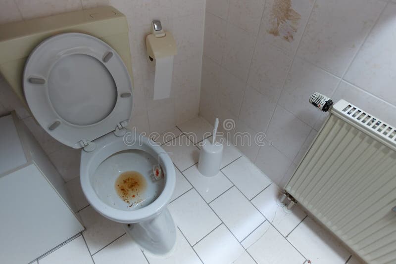 Bloody Vomit In Toilet