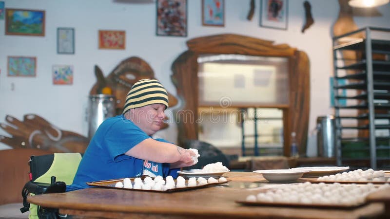 Disabili sul posto di lavoro Torte di pasta