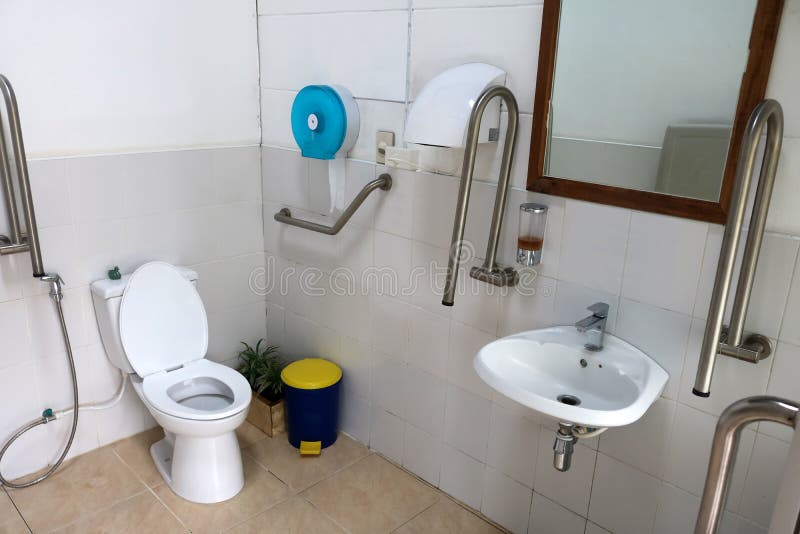 Disabled Bathrooms with All Facilities Stock Image Image of shower