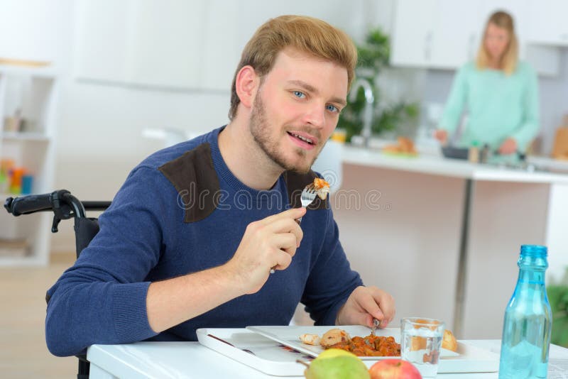 Disabled Eating Stock Photos Download 507 Royalty Free Photos