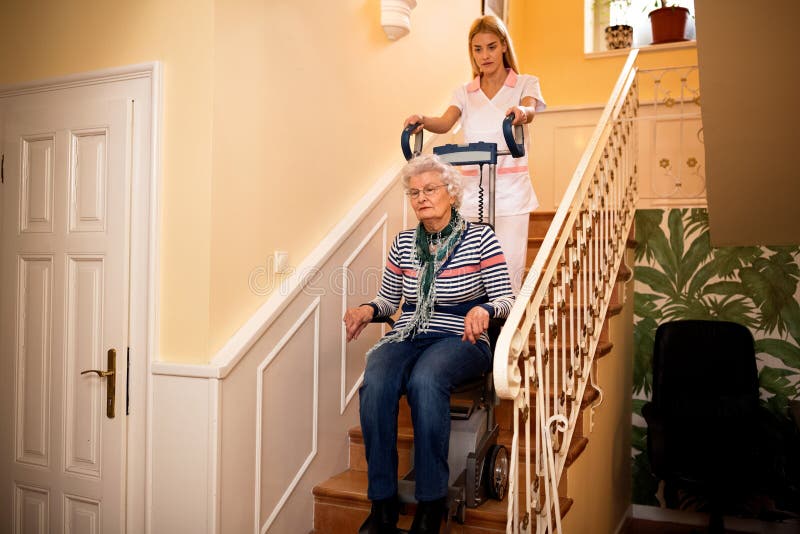 Disabled people needs professional help stock image Disabled people needs professional help stock image