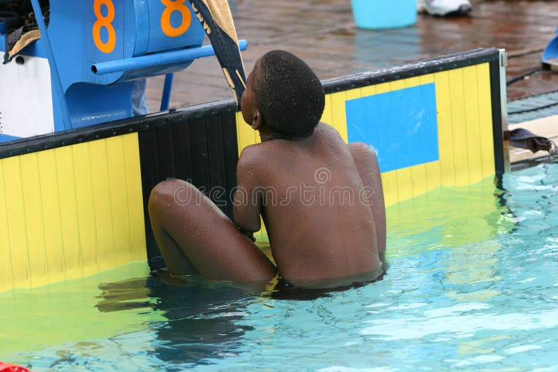 Disabled swimmer