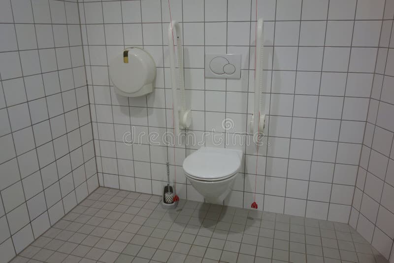 Disabled Toilet or Wheelchair Accessible Restroom Stock Image Image