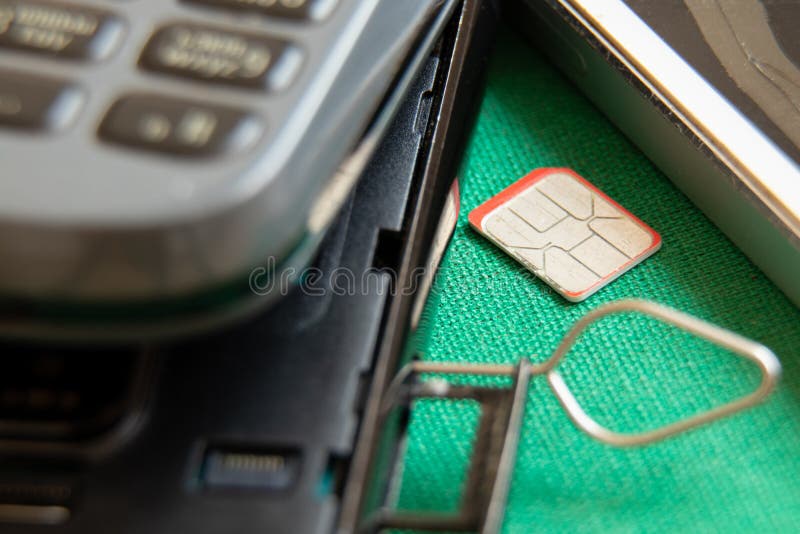Disassembled Mobile Phone, Phone Repair and Maintenance Stock Photo