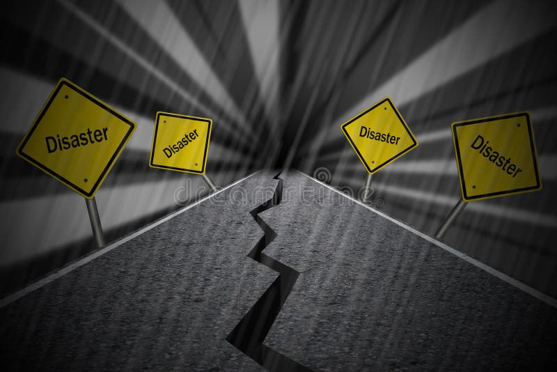Disaster Concept stock photo