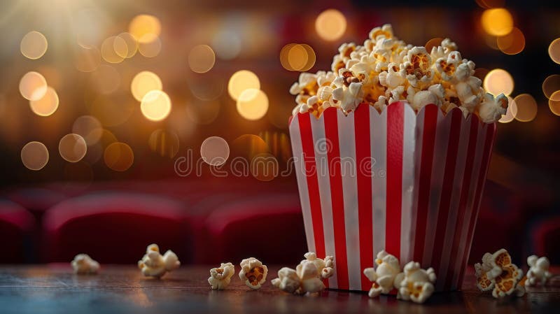 Disavvolgi con una home Movie Night Immersive Entertainment per gli amici e le date della famiglia royalty illustrazione gratis