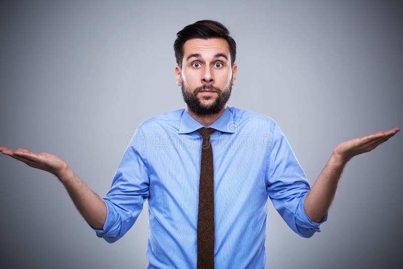 Disbelief stock photography