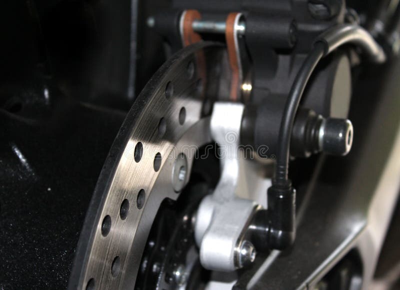 Closeup Engine Of The Motorcycle Stock Image Image of object, caliper