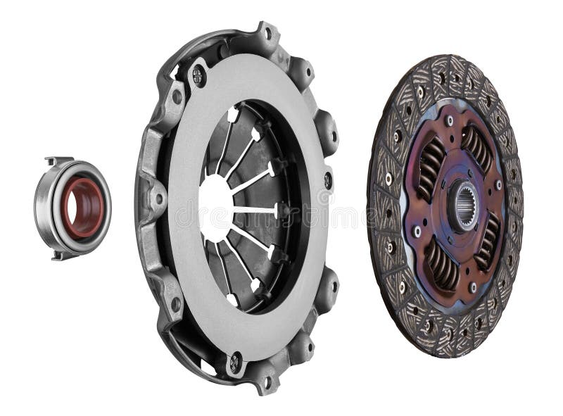 Disc and Clutch Basket with Release Bearing Stock Image Image of