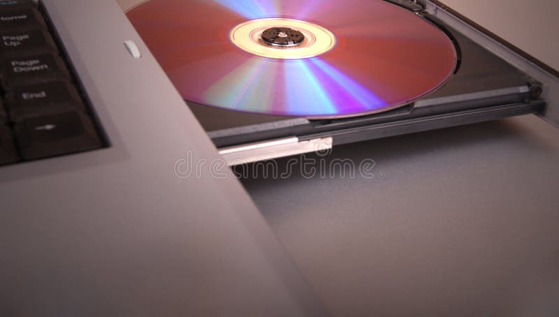 Disc drive with blank cd, dvd