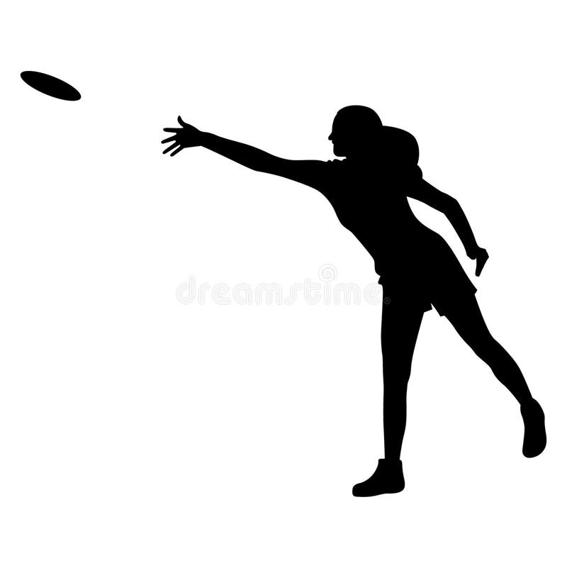 Frisbee Silhouette Stock Illustrations – 230 Frisbee Silhouette