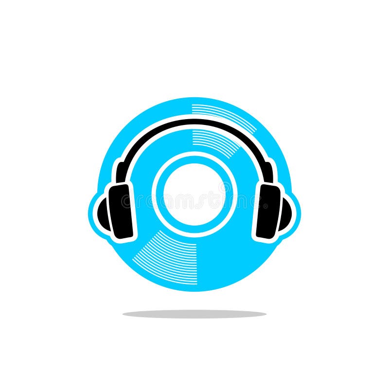 Headphone and Sound Wave Icon Vector Logo Template Illustration Design ...