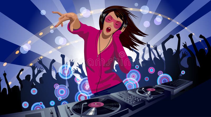 Disco party stock vector. Illustration of club, ball - 10356261