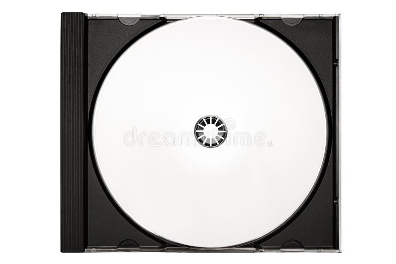 Blank Disc (with Clipping Path) Stock Image Image of multimedia