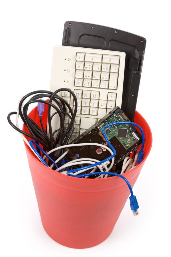 Discarded Computer Hardware