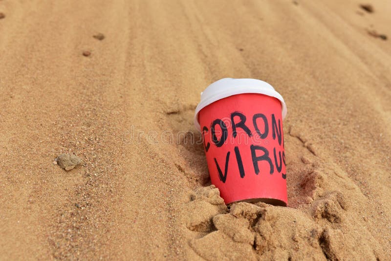 https://thumbs.dreamstime.com/b/discarded-paper-coffee-cup-sand-beach-sea-disposable-text-coronavirus-pandemic-sandy-background-pandemia-covid-201472122.jpg