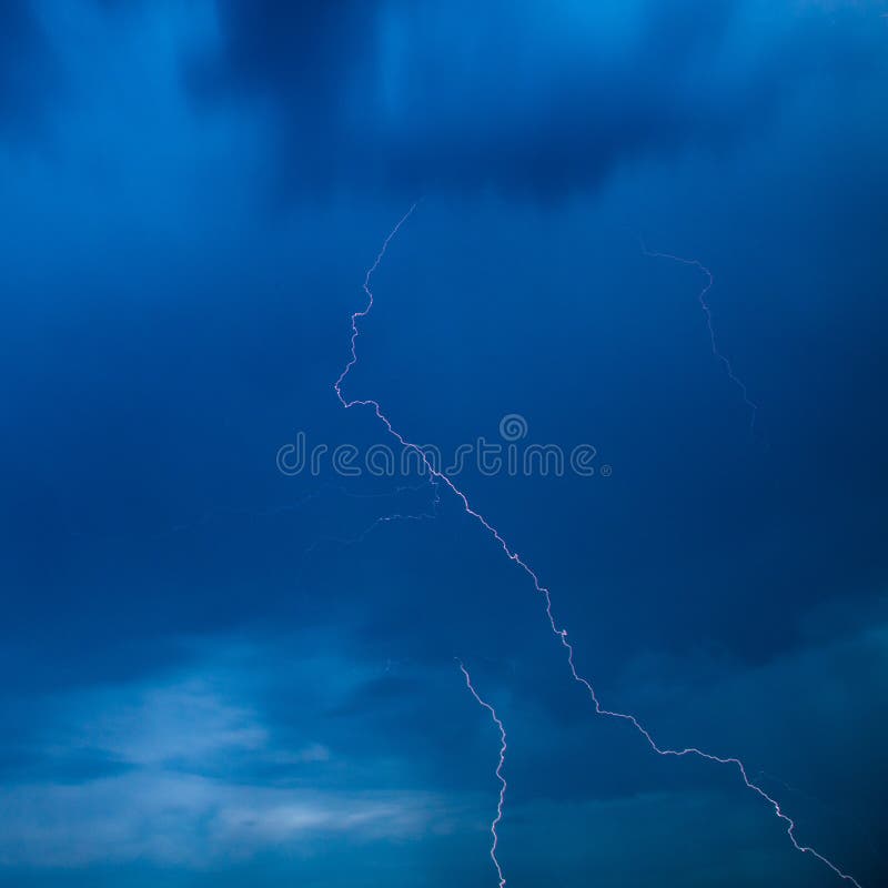 The discharge of lightning in the sky as a background royalty free stock photos The discharge of lightning in the sky as a background royalty free stock photos