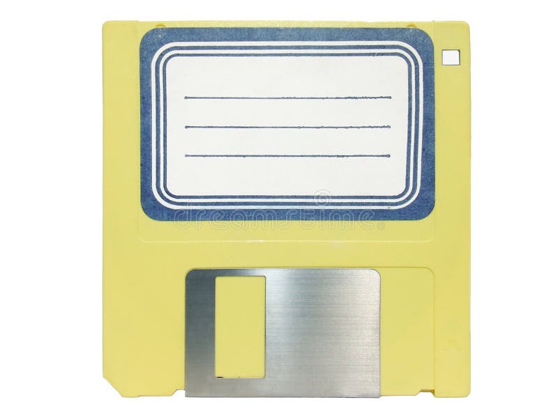 Una Zona Con Il Dischetto Dischetto con l'etichetta immagine stock. Immagine di etichetta - 39818637