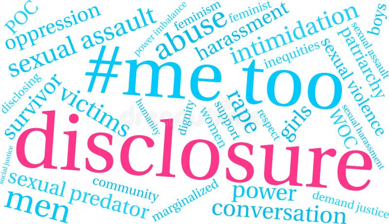 Disclosure Word Cloud vector illustration