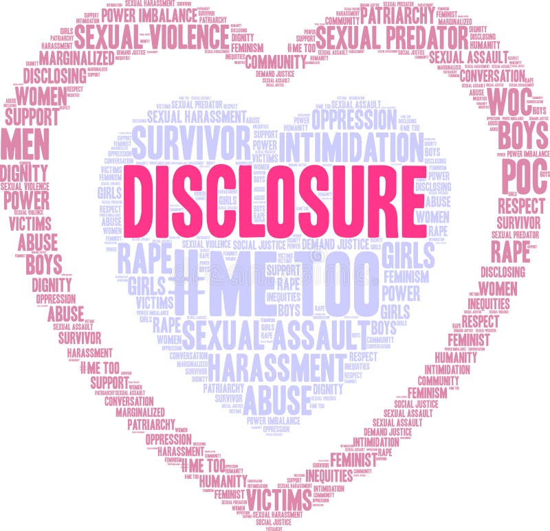 Disclosure Word Cloud stock illustration