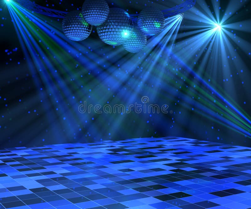 Disco azul Dance Floor