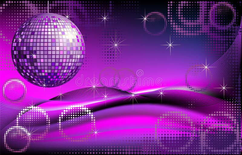 Disco-bal achtergrond vector illustratie Disco-bal achtergrond vector illustratie