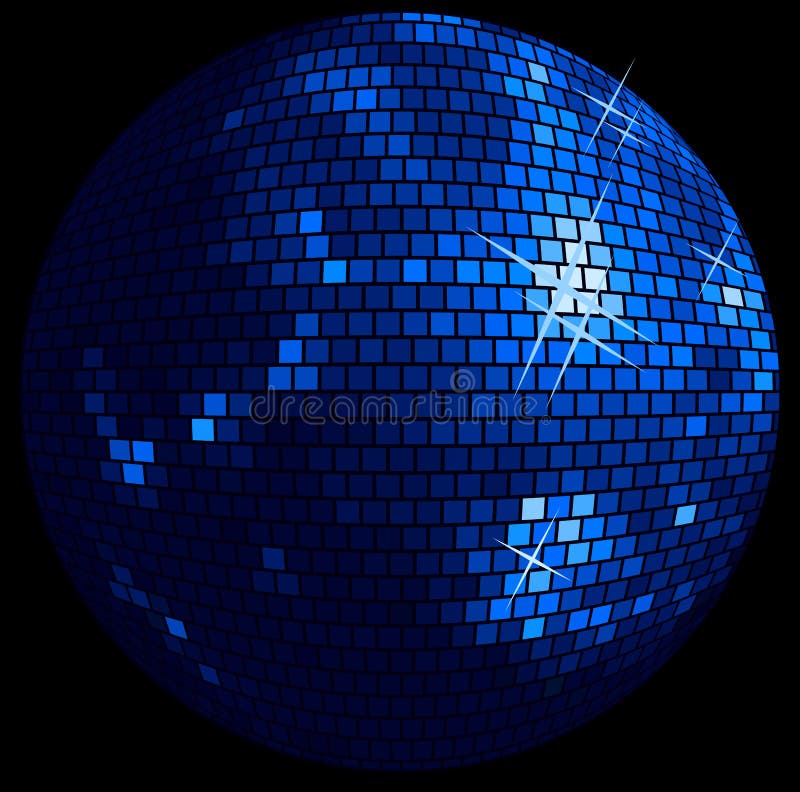 Shiny Disco Ball Background Stock Vector Illustration of color