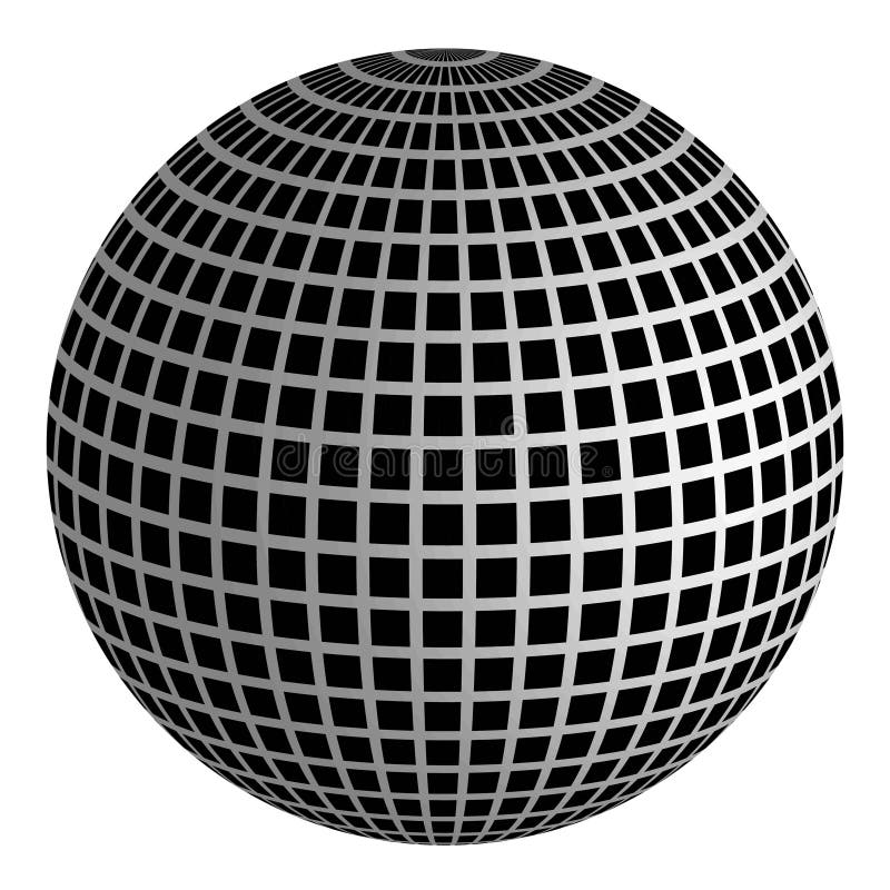 Disco ball 3D ball of mirrors