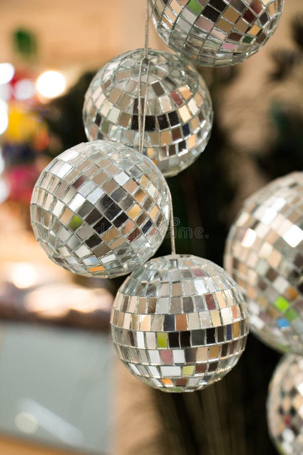 Disco Balls for Dancing in a Disco Club Stock Photo Image of sphere