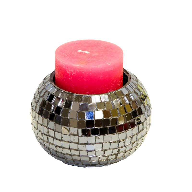 Disco candle stock photo. Image of sparkling, clipping 16933726