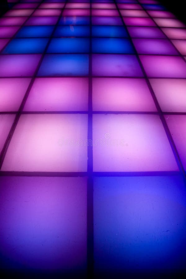Disco dance floor. Light on dance floor. Colored spots on floor. Lights  from spotlight. 17455504 Stock Photo at Vecteezy