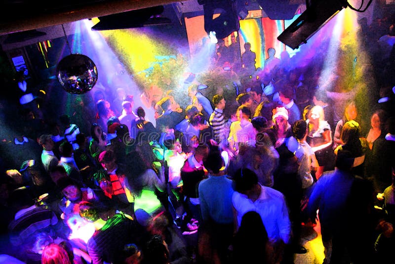 Disco Dancing People stock image. Image of slow, night - 7673937