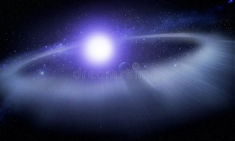 Disco de detritos à volta da estrela nº 2 foto de stock royalty free