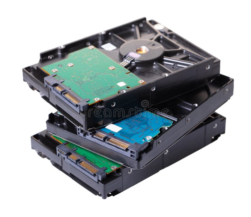 Disco duro de equipo imagen de archivo