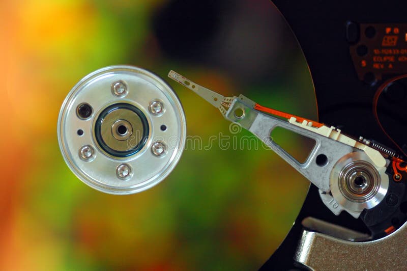 Disco duro de ordenador fotos de archivo