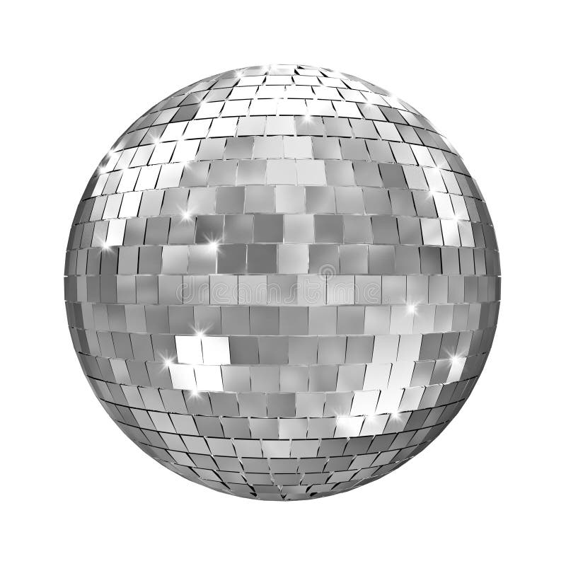 Mirror disco ball. stock illustration. Illustration of mirror 79574659