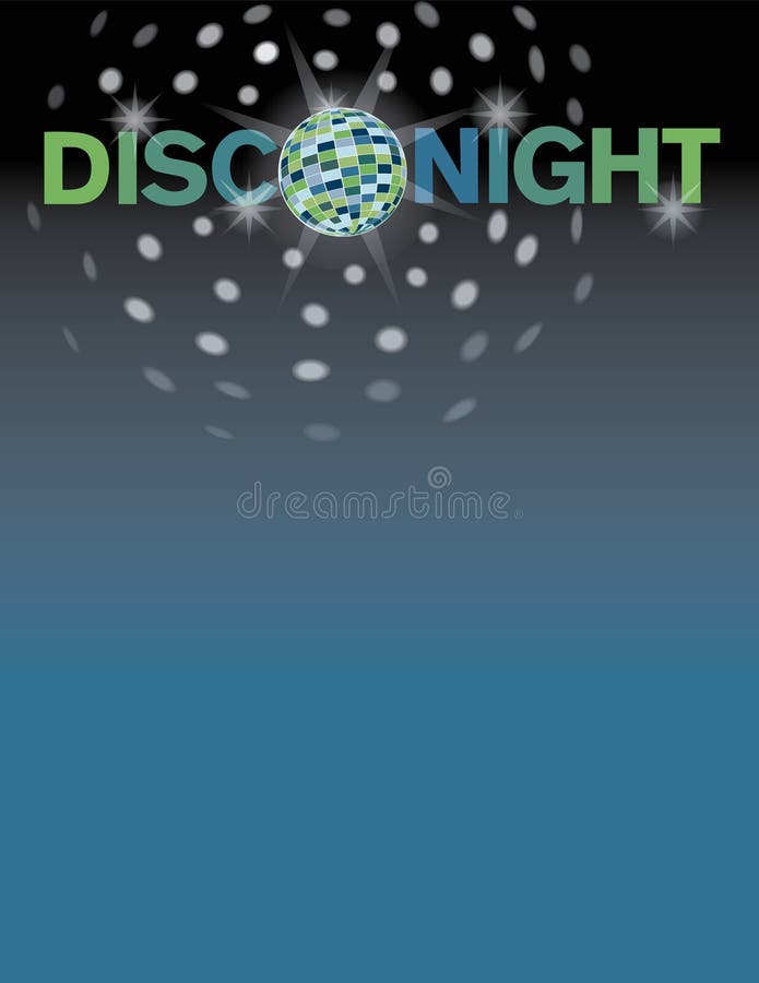 Disco ball on blue background. Disco ball on blue background.