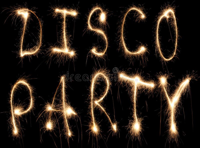 Disco party sparkler royalty free stock images Disco party sparkler royalty free stock images