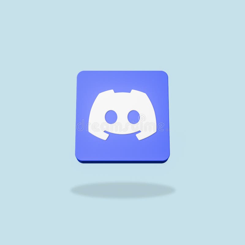 Discord Logo on Flat Blue Background Editorial Photography ...