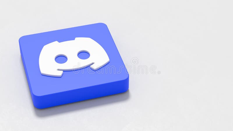 Discord Logo on Light Grey Background with Copy Space Editorial Photo ...