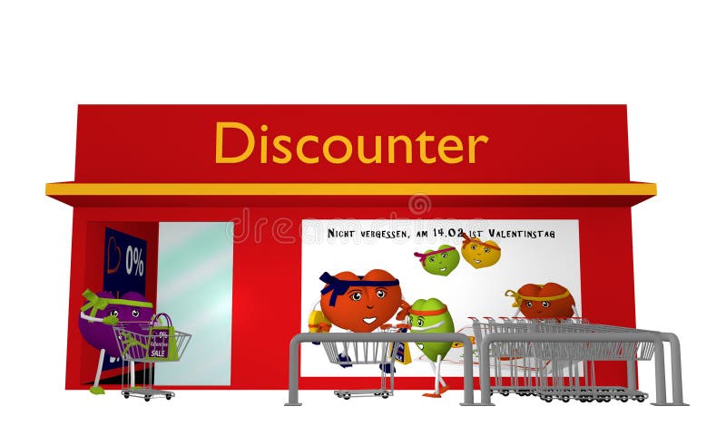 Discount con andare a fare spese dei cuori del ` s del biglietto di S. Valentino illustrazione vettoriale Discount con andare a fare spese dei cuori del ` s del biglietto di S. Valentino illustrazione vettoriale