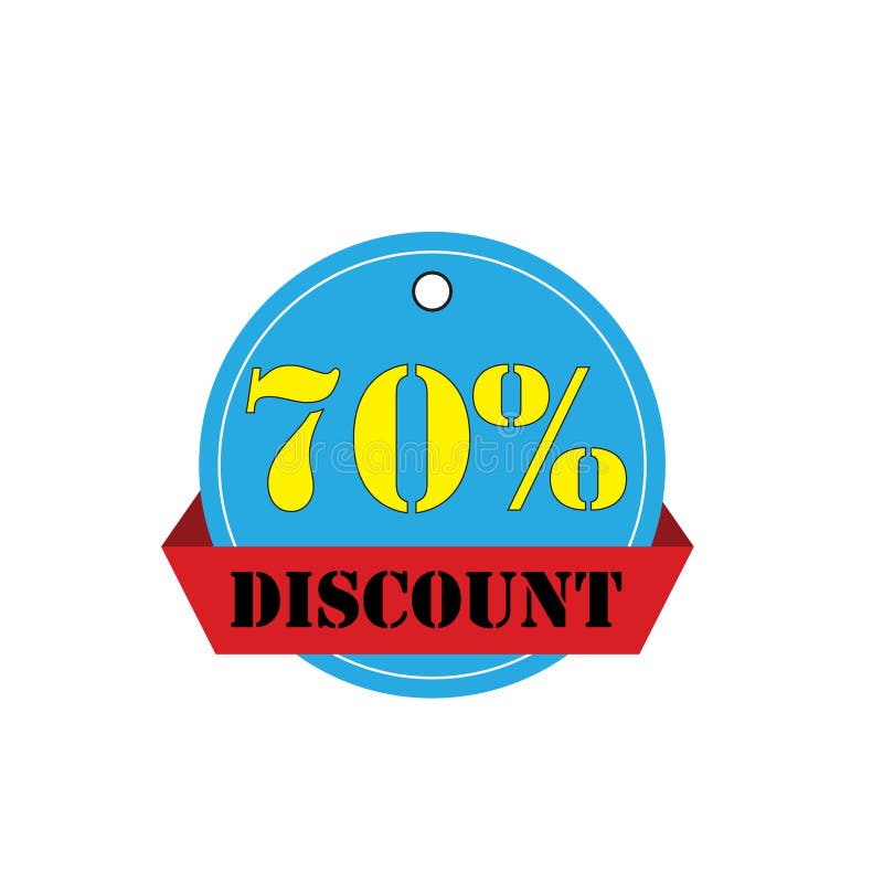 Discount Offer Tag Icon Shopping Coupon Symbol Sale Label Tag With