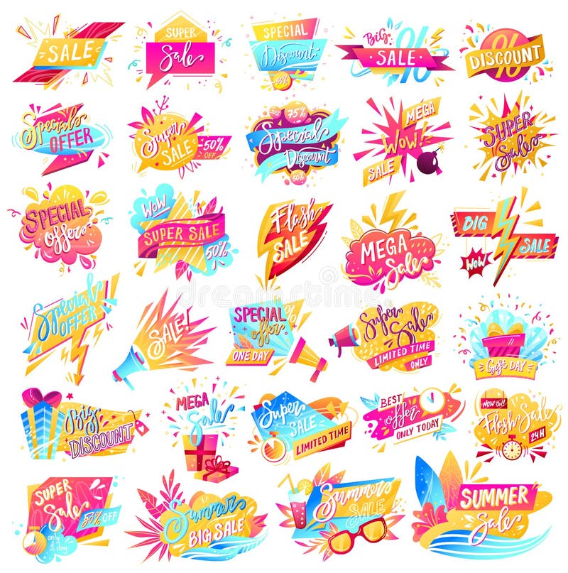 set colorful sale banners labels discount tag stock illustrations 432 set colorful sale banners labels discount tag stock illustrations vectors clipart dreamstime