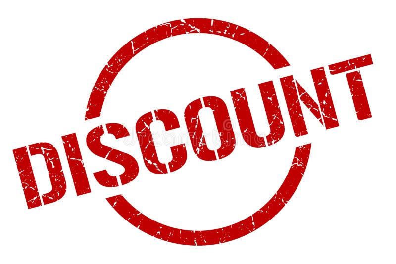 Discount stamp stock vector. Illustration of seal, retro 136943937